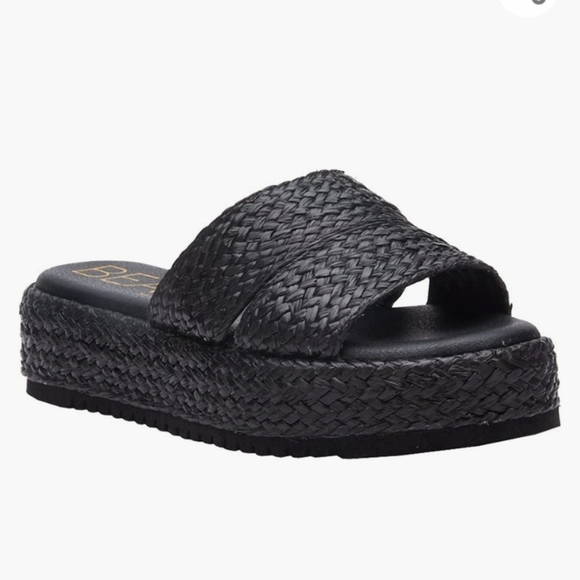 Matisse Shoes - Beach by Matisse Layback Platform Sandals Black -8